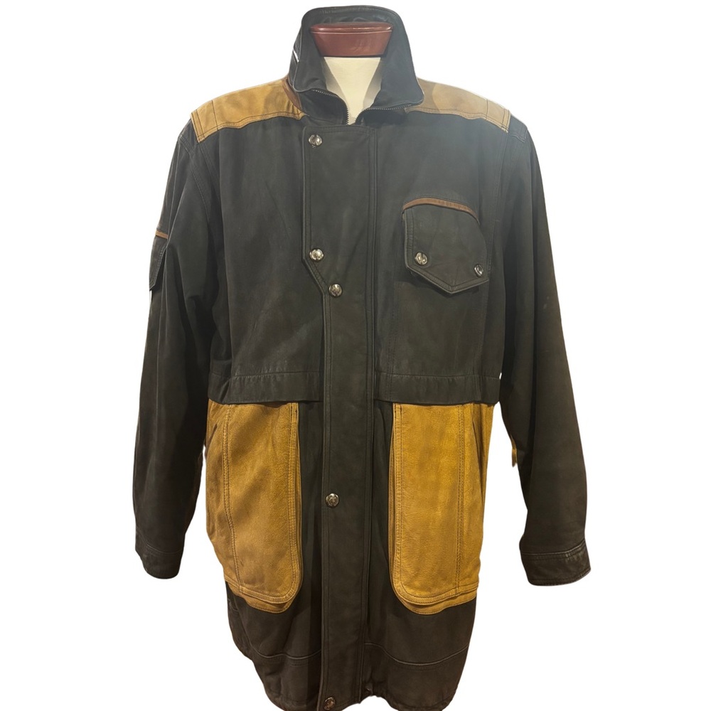 Men's vintage leather Jacket.mj4040